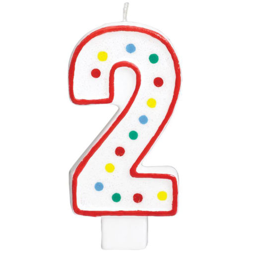 Picture of CANDLE NUMBER GIANT 2 - 13.3CM